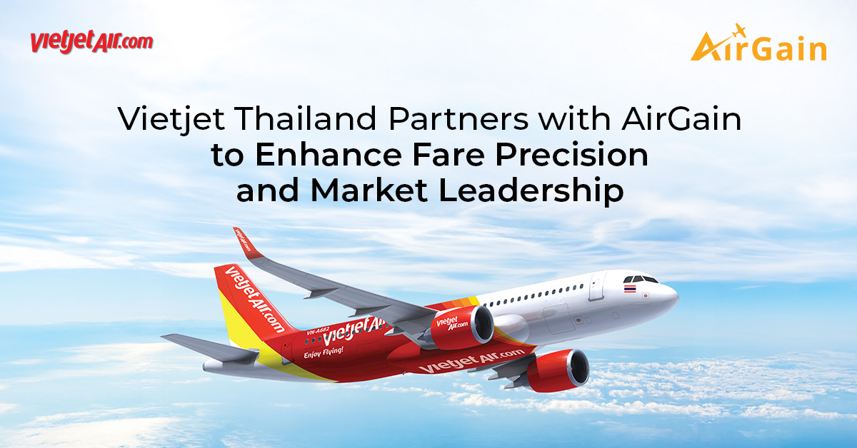 Vietjet Thailand partners with RateGain AirGain